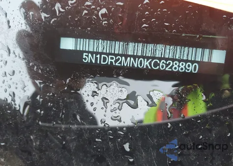 2019 Nissan Pathfinder Sv z USA, uszkodzony, nr VIN 5N1DR2MN0KC628890